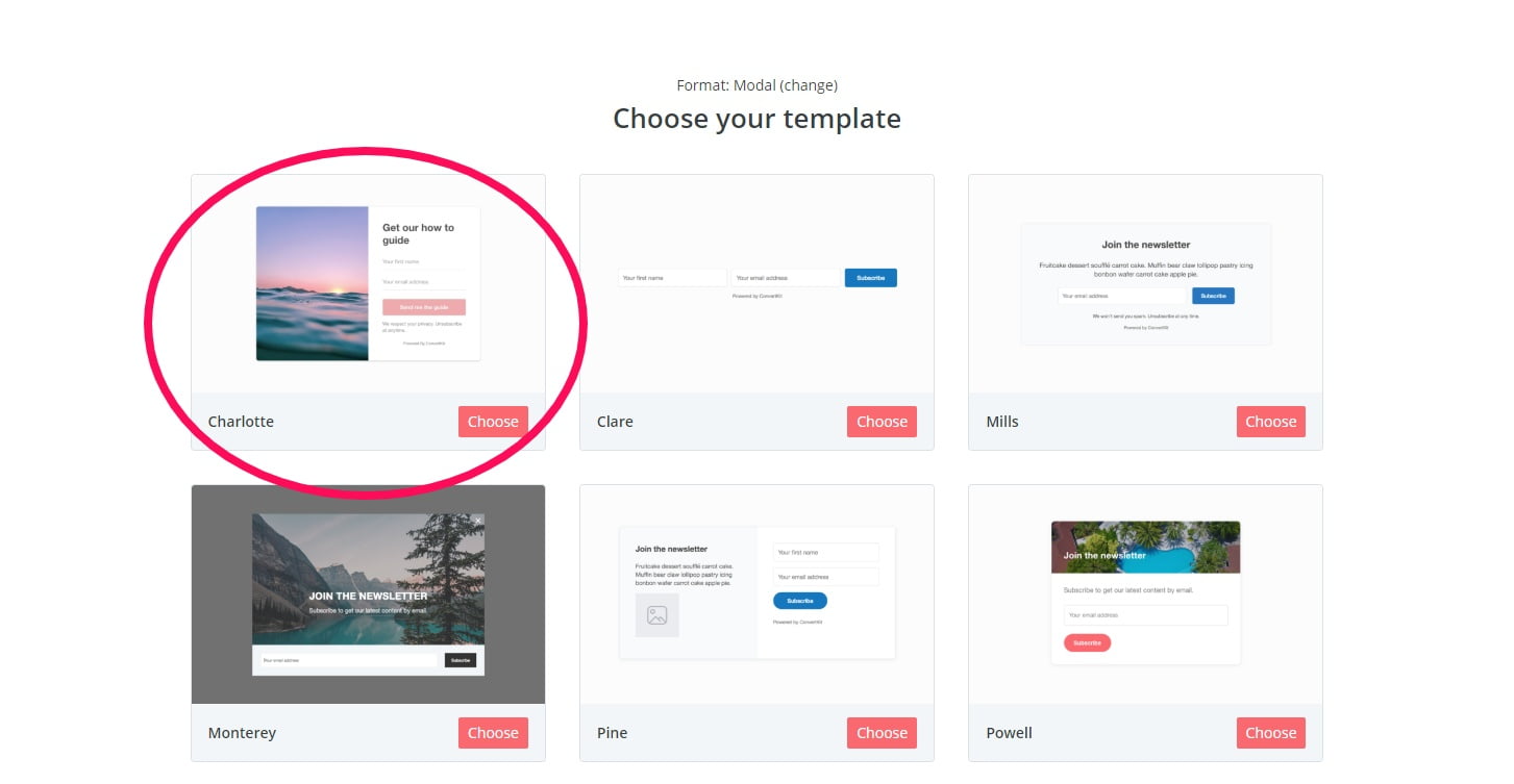 Convertkit template