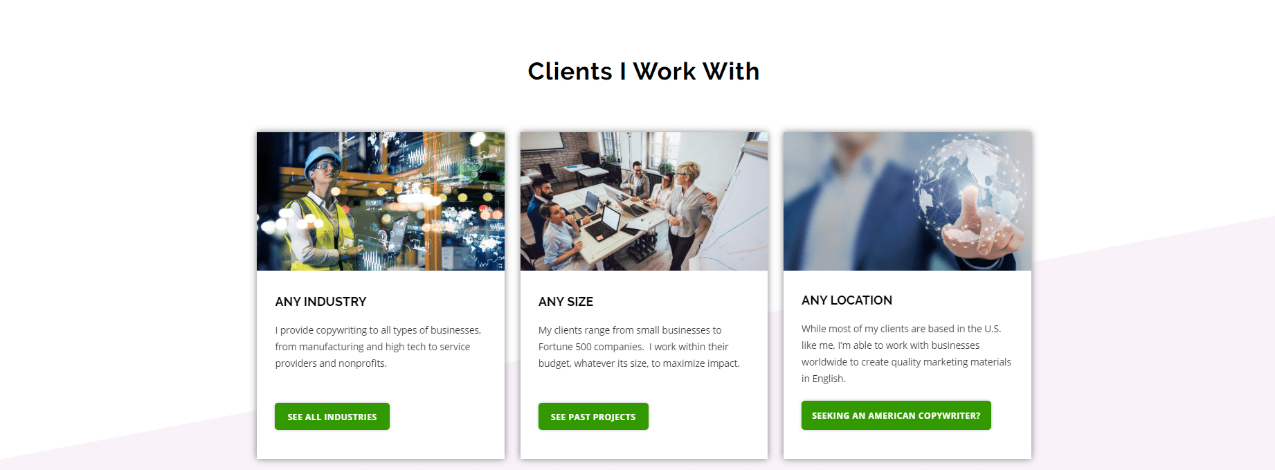 Susan Greene clients
