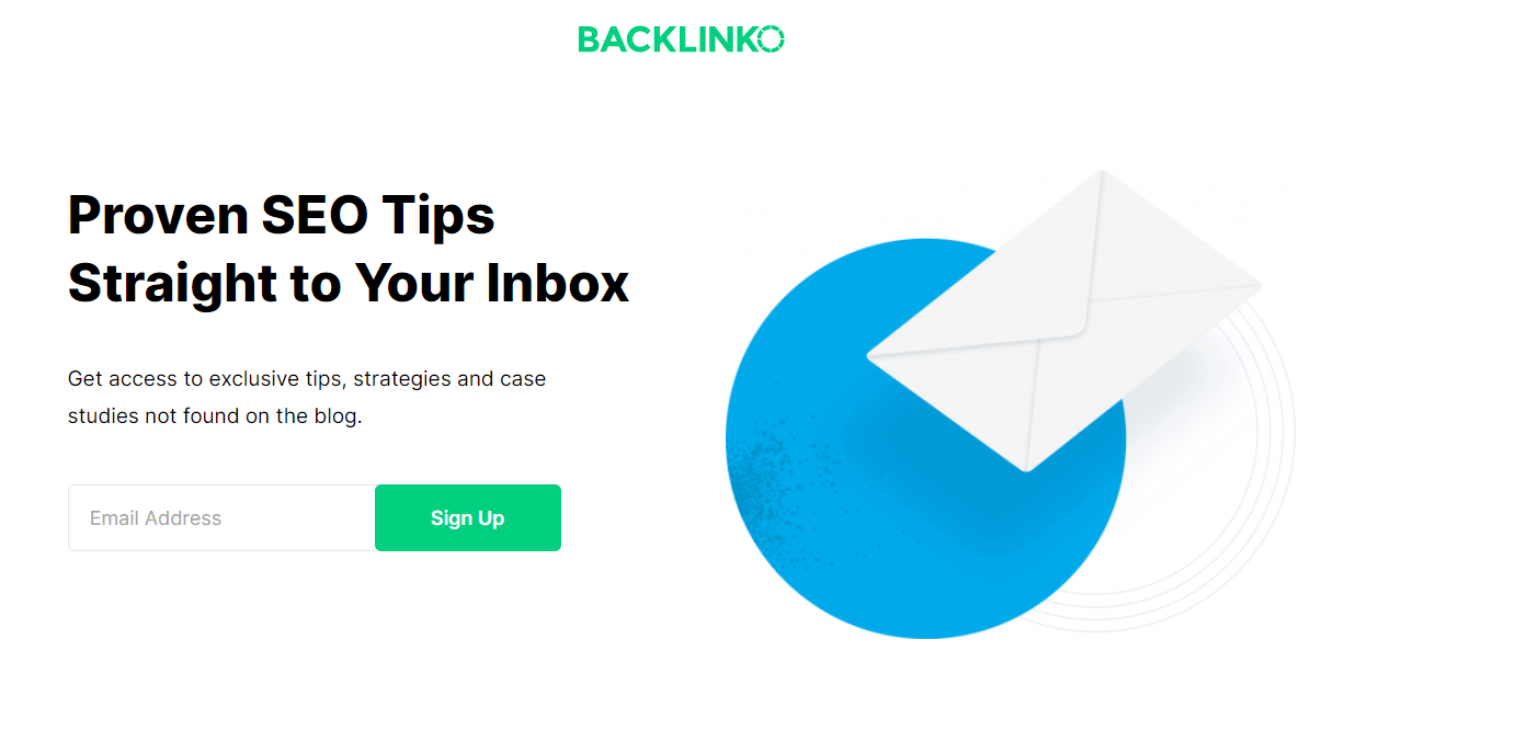 Backlinko squeeze page