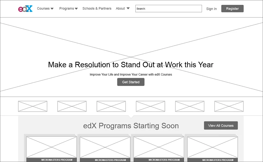 Wireframe example