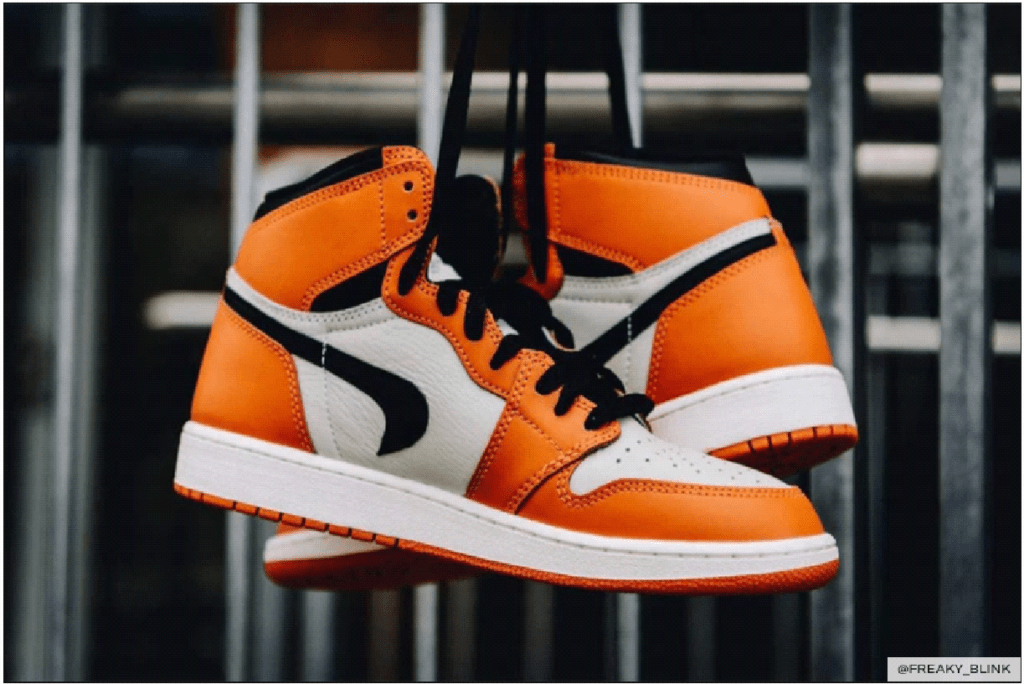 A pair of rare Air Jordan sneakers