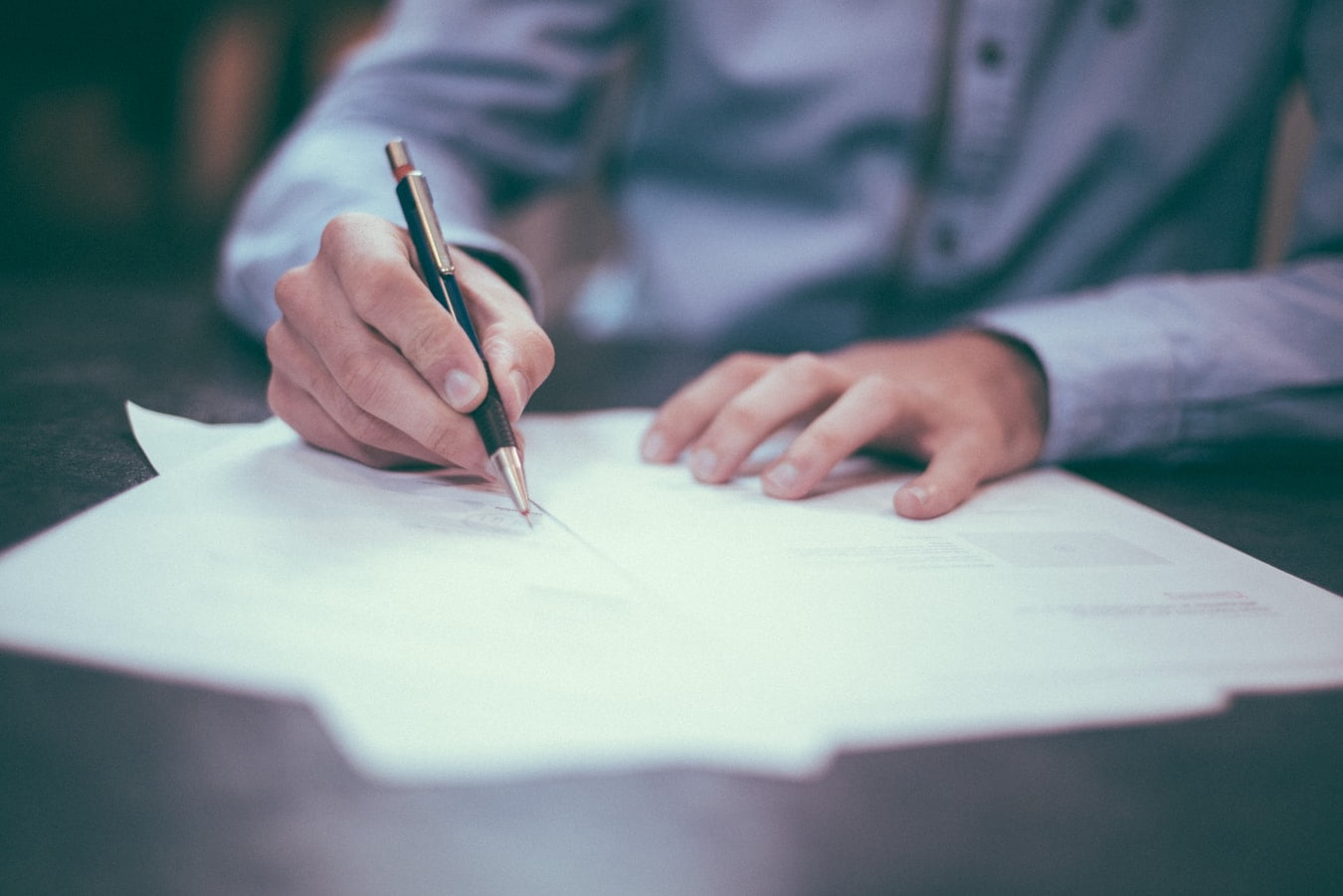 Man studying a whitepaper