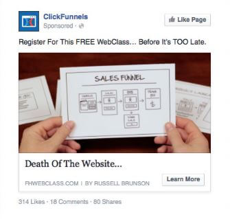 ClickFunnels ad