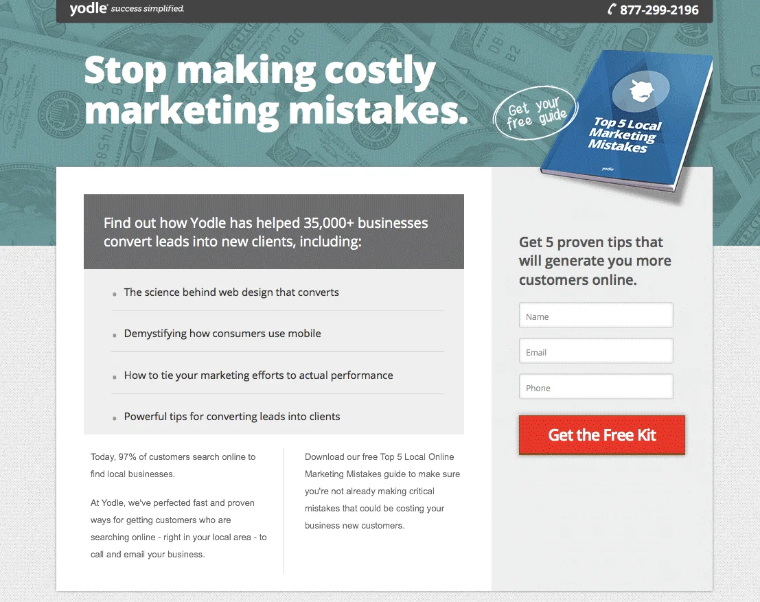 Example of pain point in copywriting