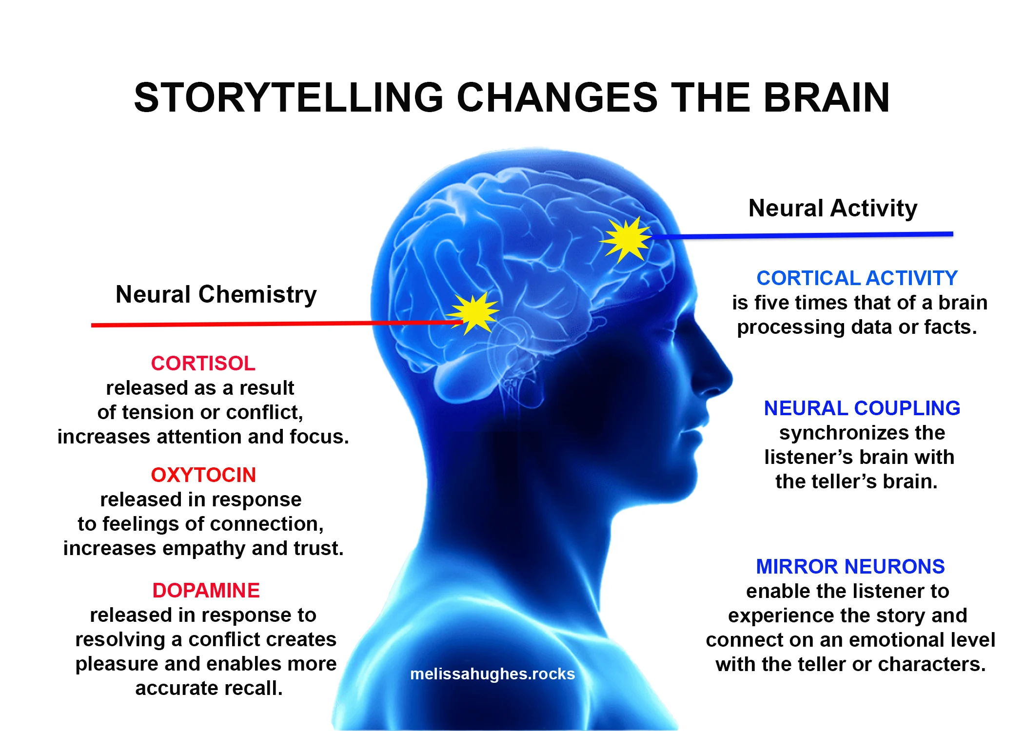 Storytelling changes the brain