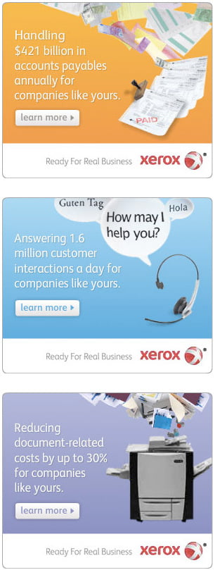 Xerox short form sales copy examples