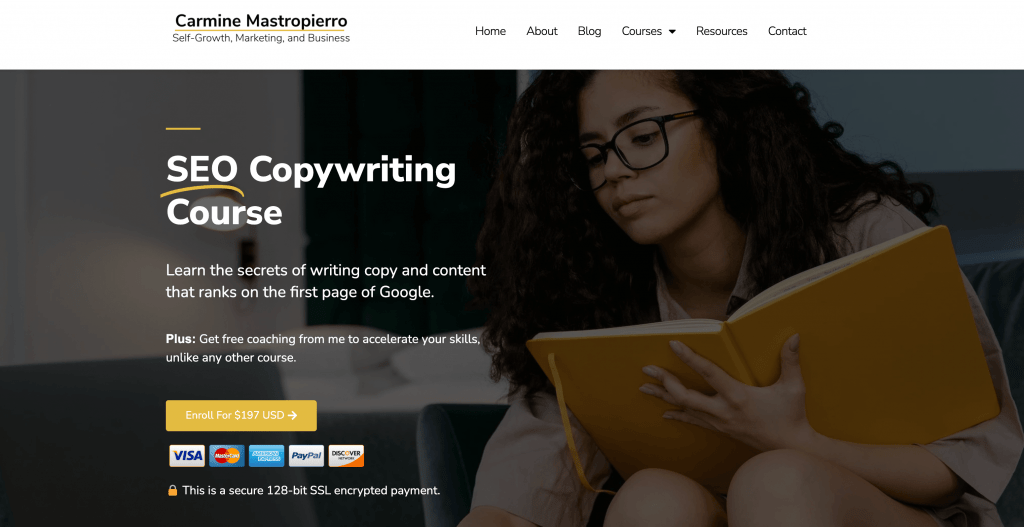 My SEO copywriting course