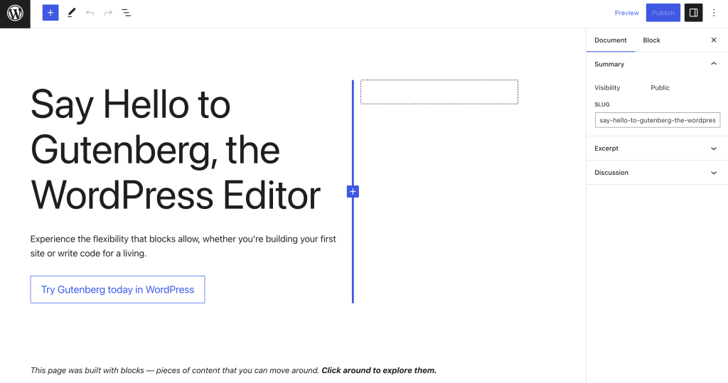 Gutenberg home page