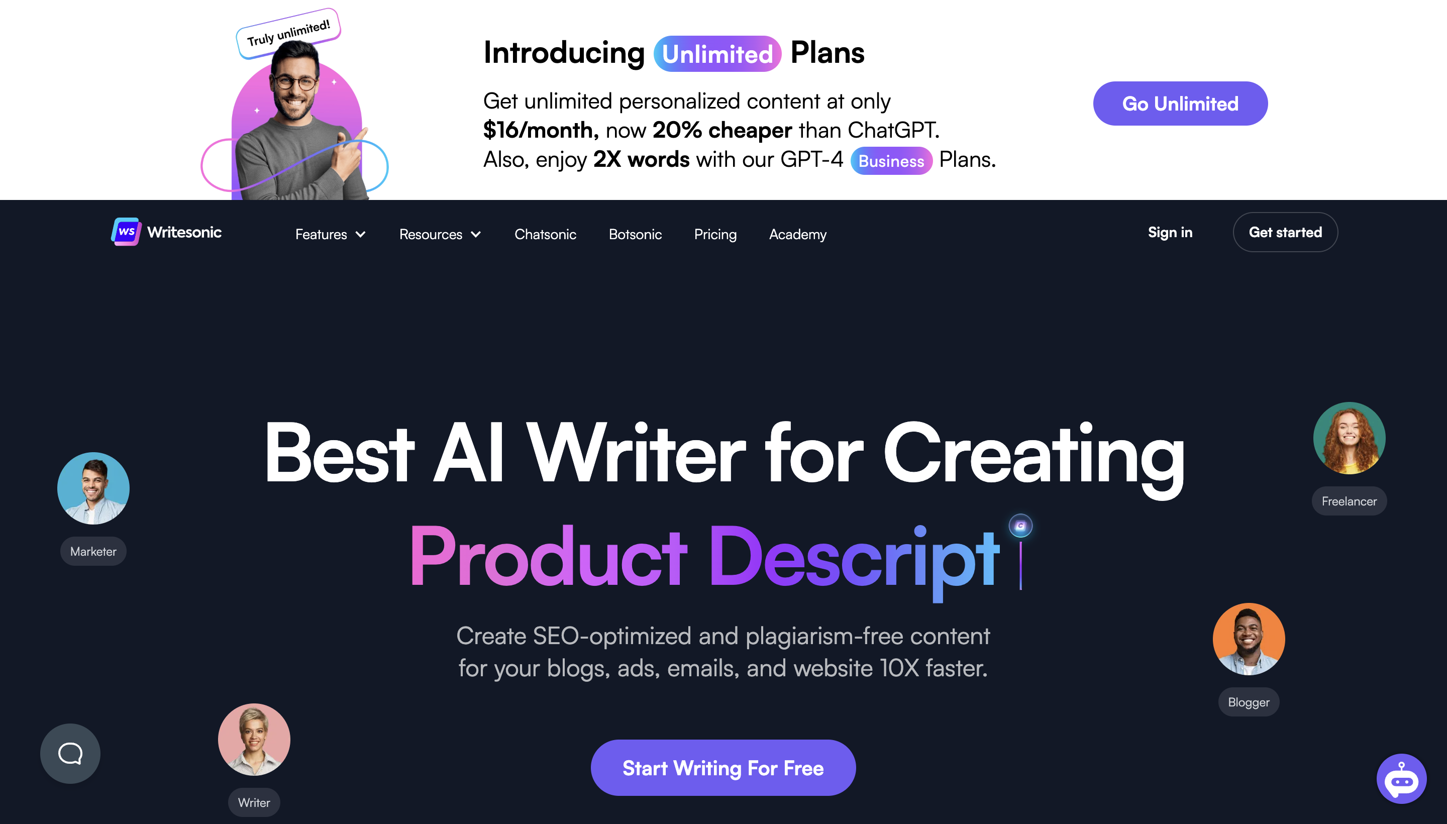 Writesonic