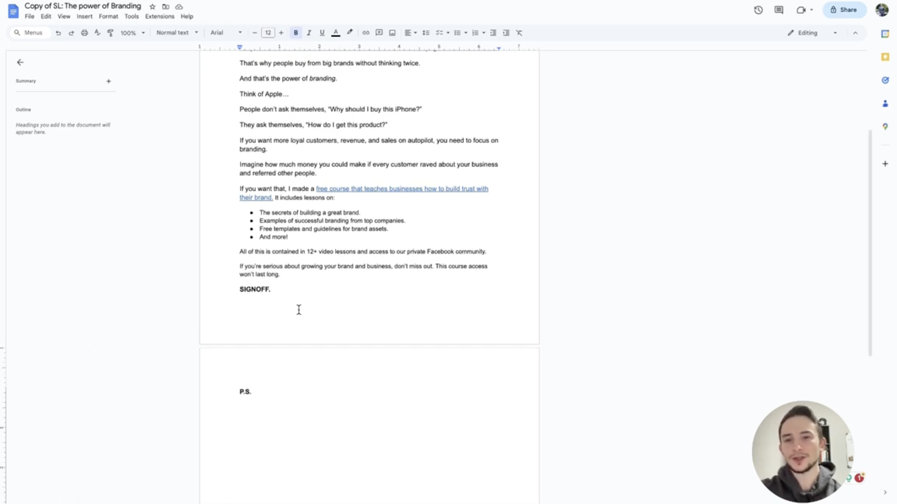 Copywriting critique part 3