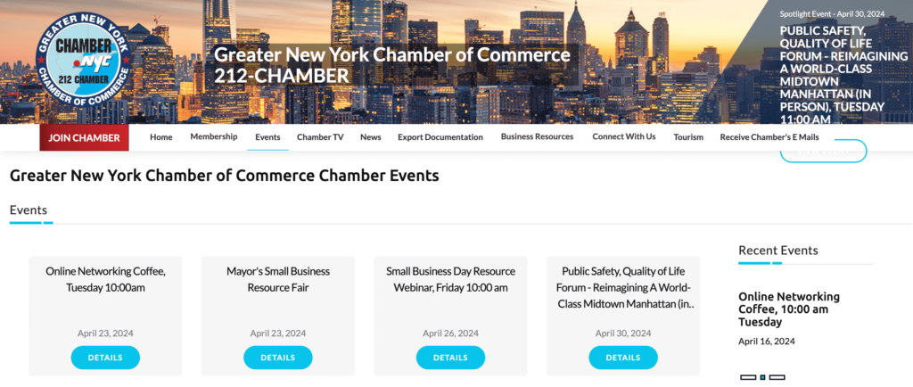 Chamber of Commerce NYC