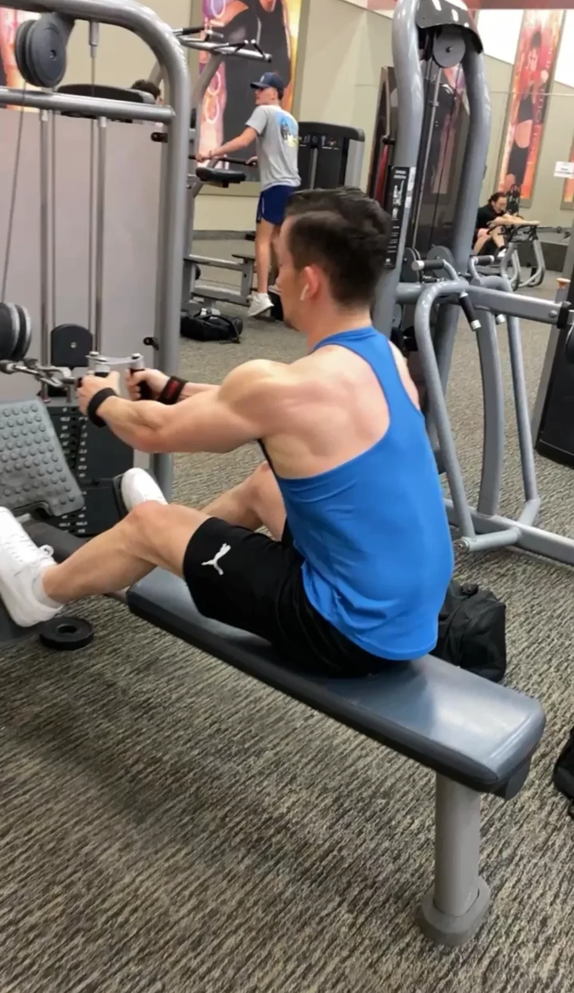 Carmine at gym