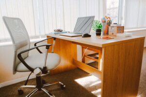 Business desk setup