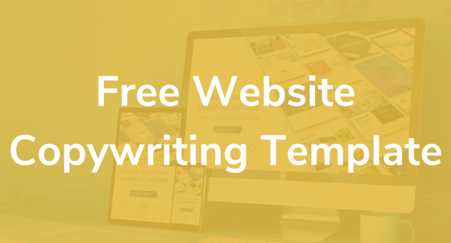 Free website copywriting template